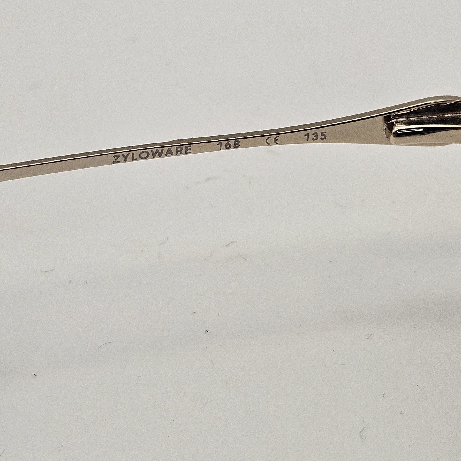 Sophia Loren Gold Purple Metal Oval Half Rim Sunglasses Zyloware M304 1685019135