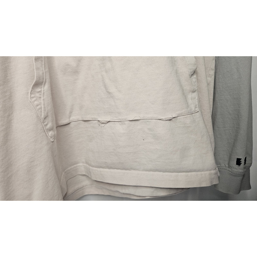 The Hundreds Hoodie Sweatshirt Mens Size 2XL Gray Pink Colorblock Y2K Flaw