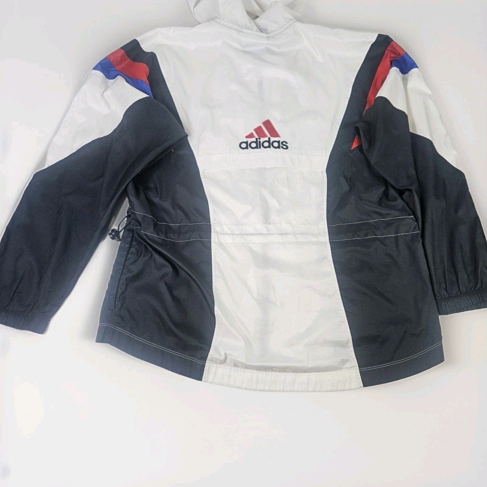 Vintage 90s Adidas Originals Windbreaker Jacket Football Mens Medium Sportswear