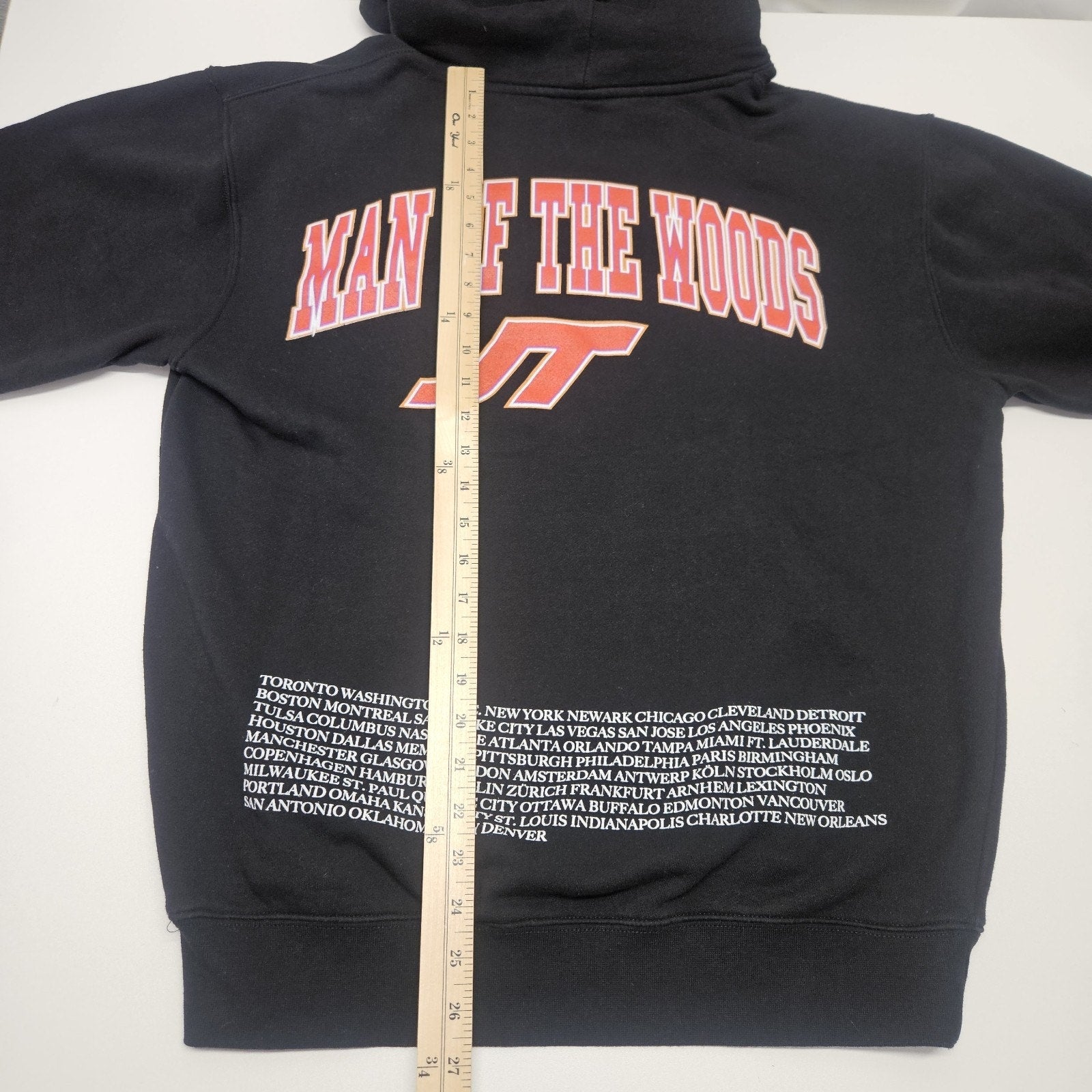 Justin Timberlake Man Of The Woods Tour Sweatshirt Medium Music Concert Merch 18