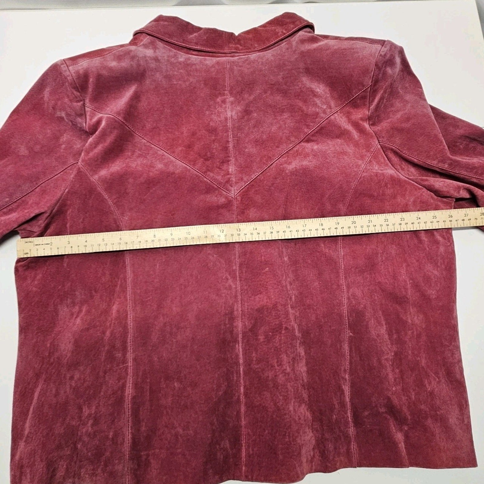 Nwt Lane Bryant Moto Jacket Womens Plus Pink Suede Zip Front Pockets 24/26 3X