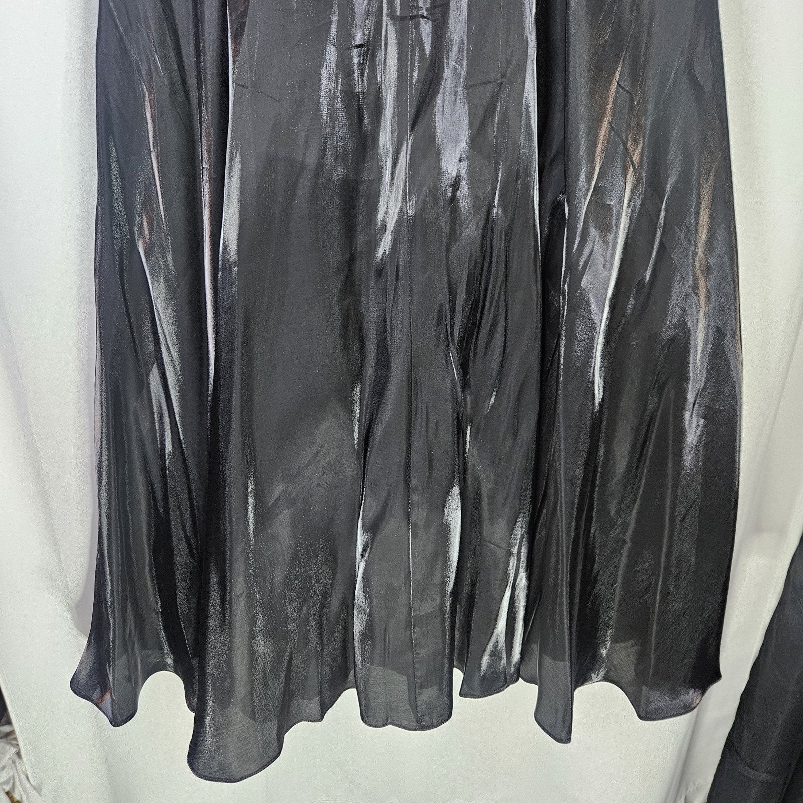 Vintage 90s Petticoat Skirt Black Sz 8 Eveningwear Whimsigoth Gothic Victorian