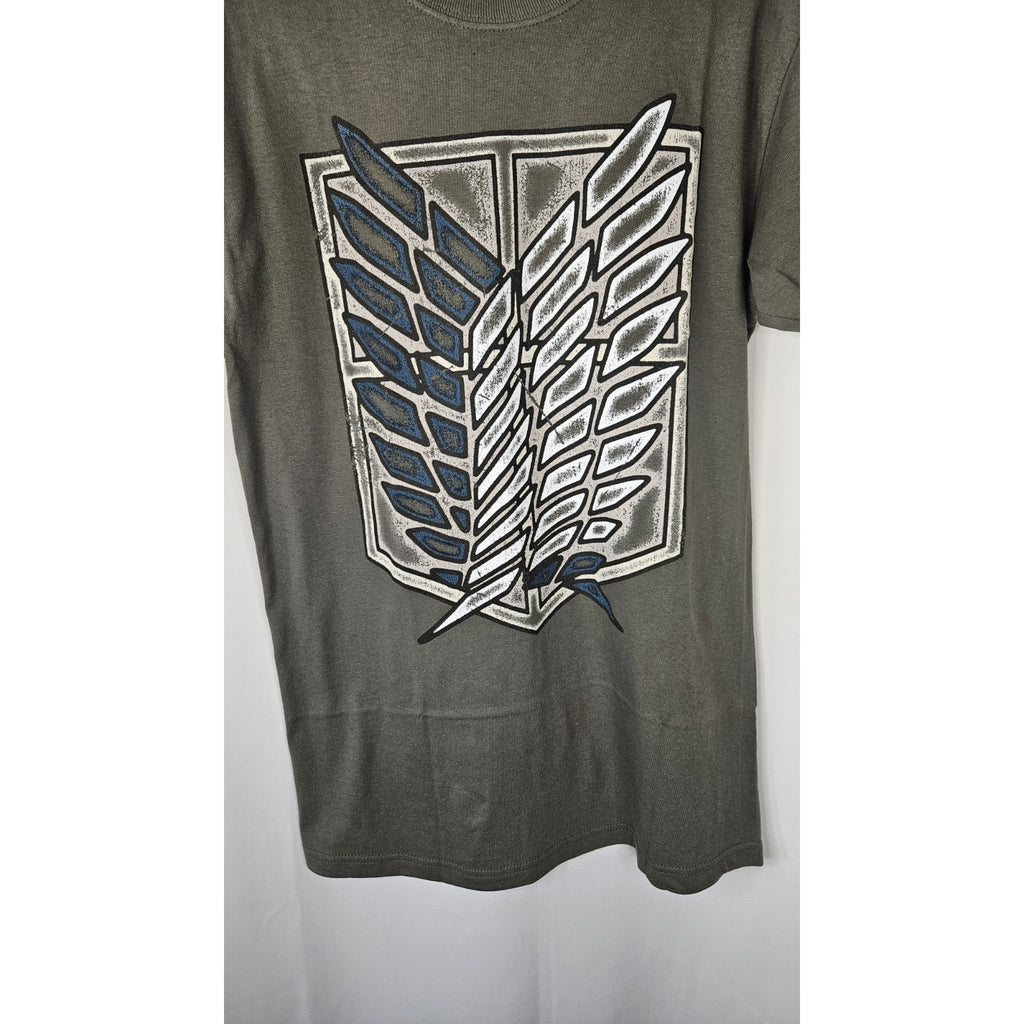 Official Attack On Titan Survey Corp Season 2 Green T-shirt Size Small