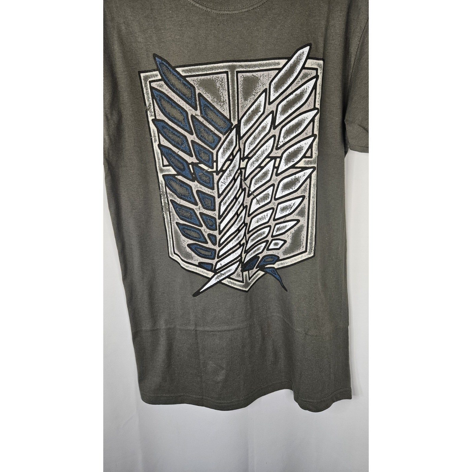 Official Attack On Titan Survey Corp Season 2 Green T-shirt Size Small