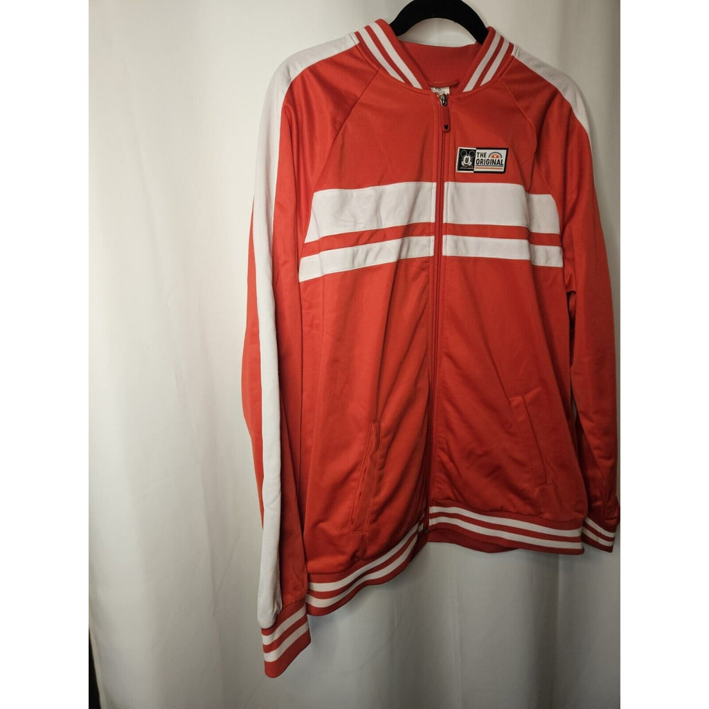 Disney The Original Mickey 1928 Burbank California Jacket Large Red Embroidered