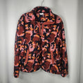 Sage Collective Jacket Red Purple Fleece 1/2 Zip Pullover Pocket Size M Cozy