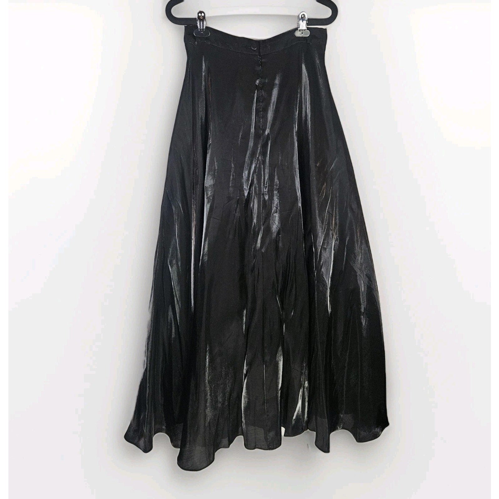 Vintage 90s Petticoat Skirt Black Sz 8 Eveningwear Whimsigoth Gothic Victorian