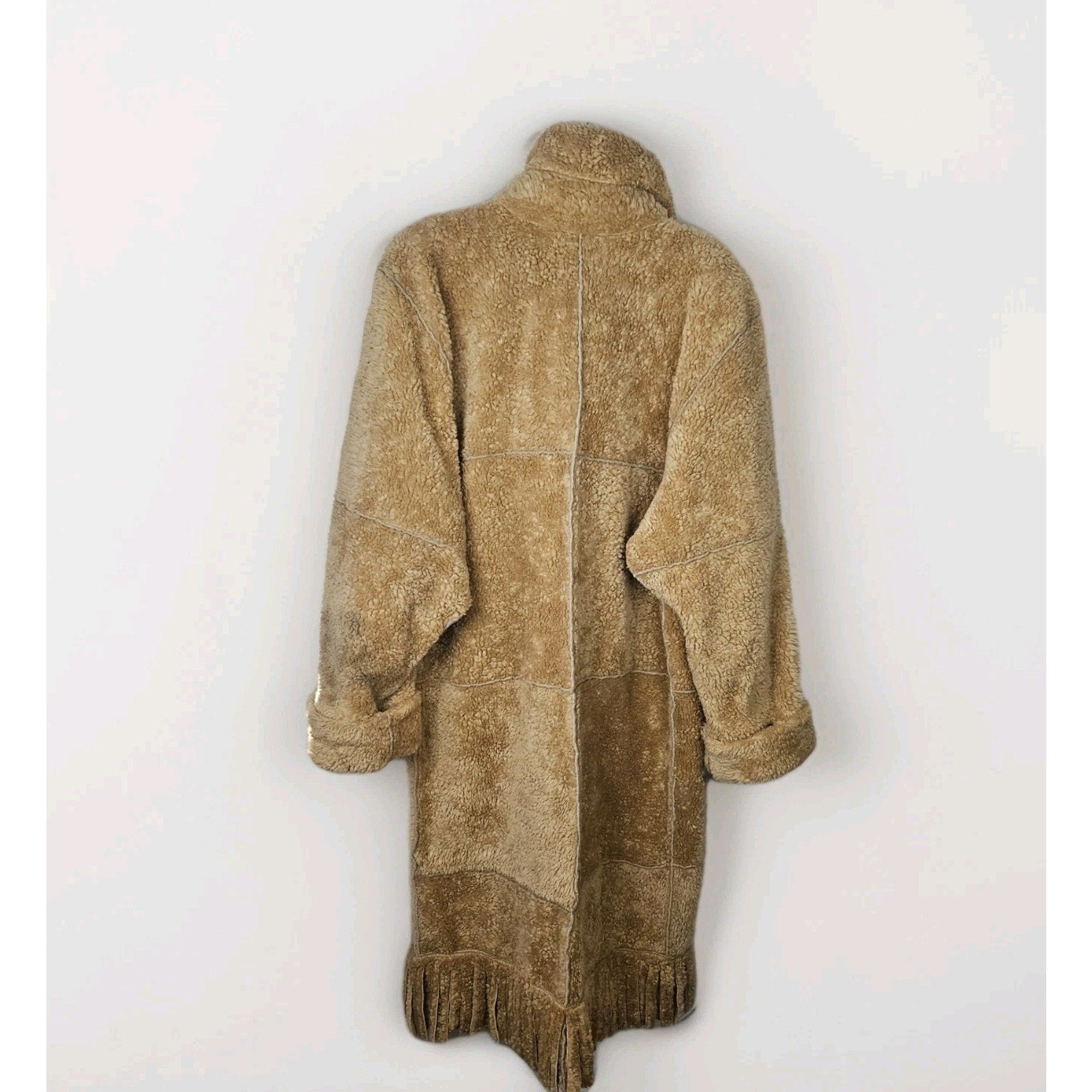 Vintage Marena Marena Two Coat Tan Womens 3X Long Sherpa Overcoat w Hat