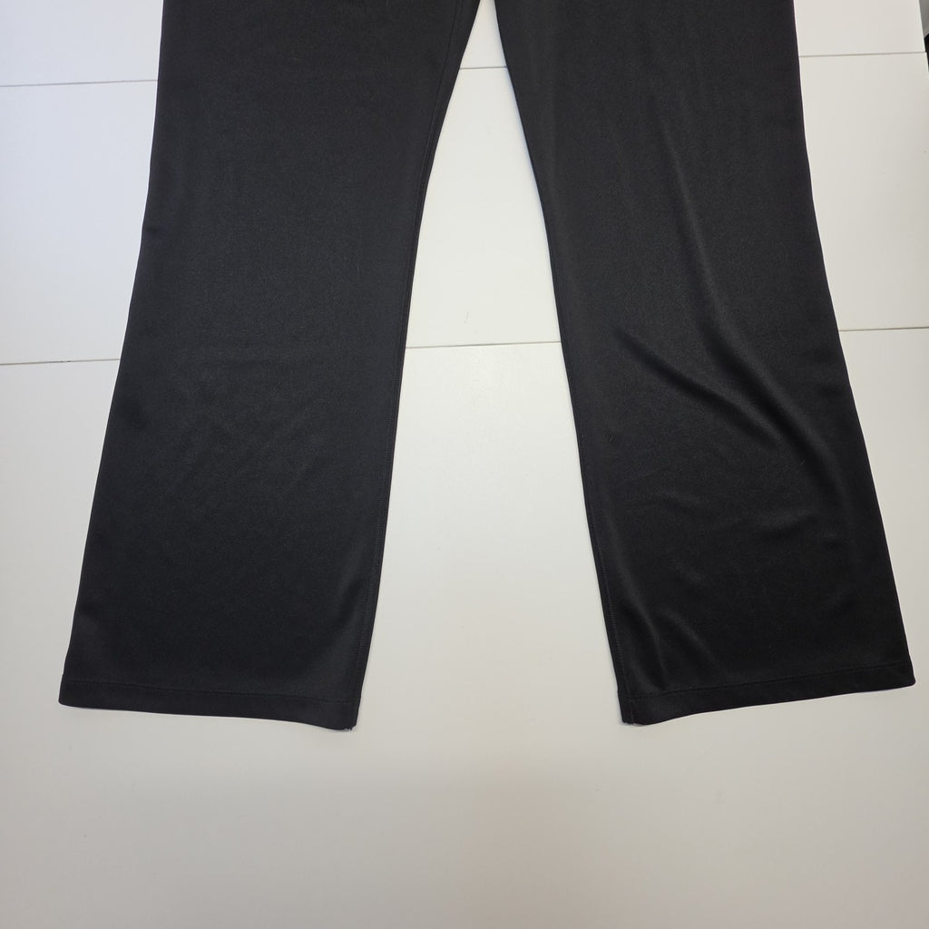The North Face Women Flared Athleisure Pants Black Women's 2X Logo Criss Cross W