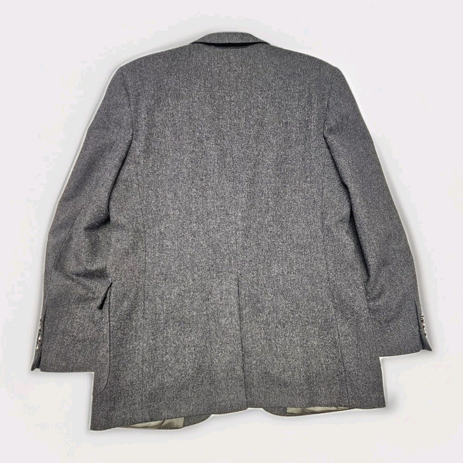 100% Pure Wool Jacket Blazer Coat USA Made VTG By BROOKE & DEANE 40R