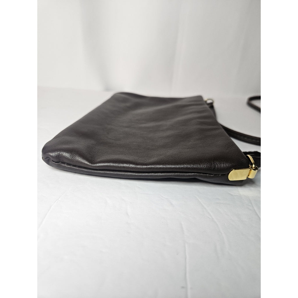 Artisan Brown Genuine Leather Small Purse Shoulder Bag Crossbody