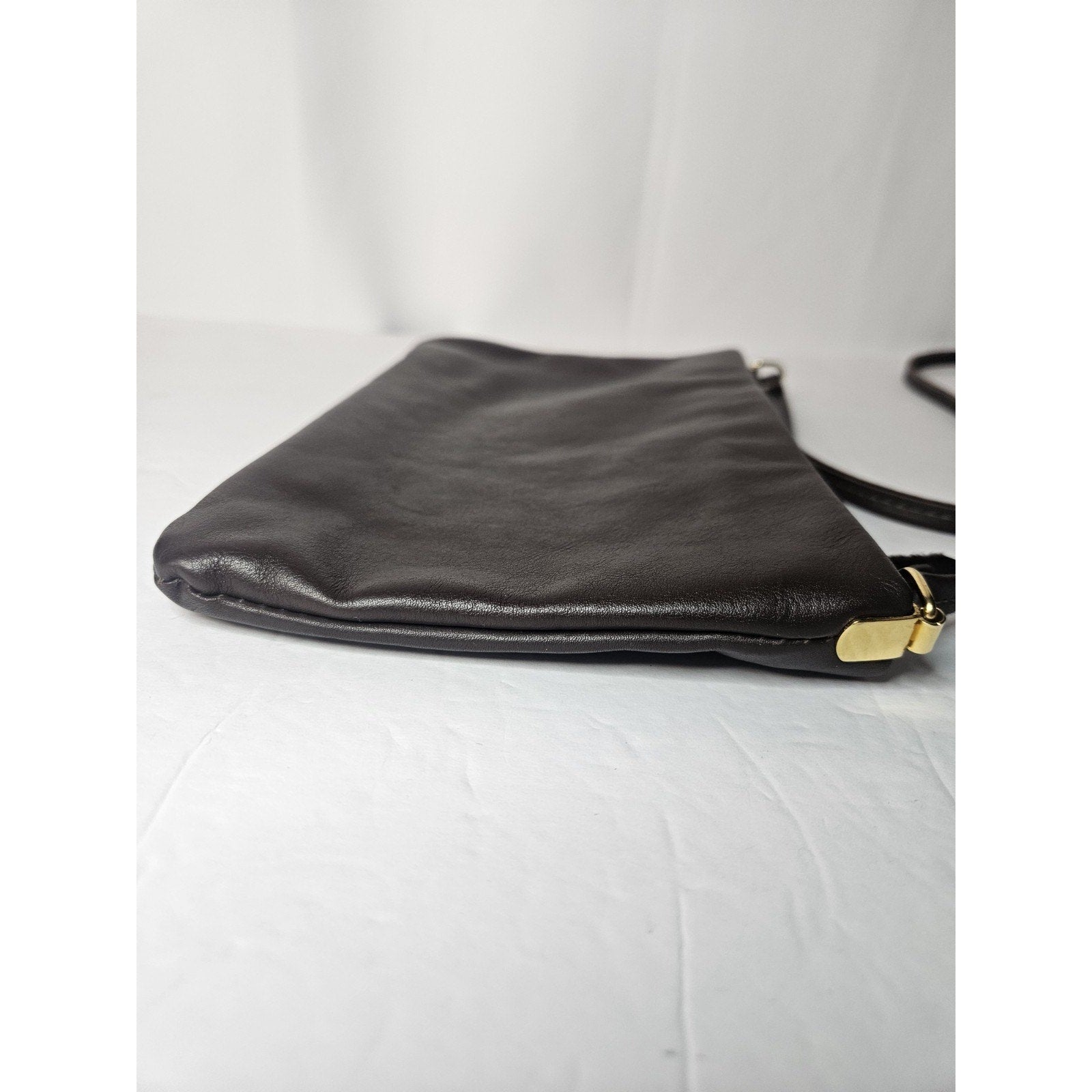 Artisan Brown Genuine Leather Small Purse Shoulder Bag Crossbody