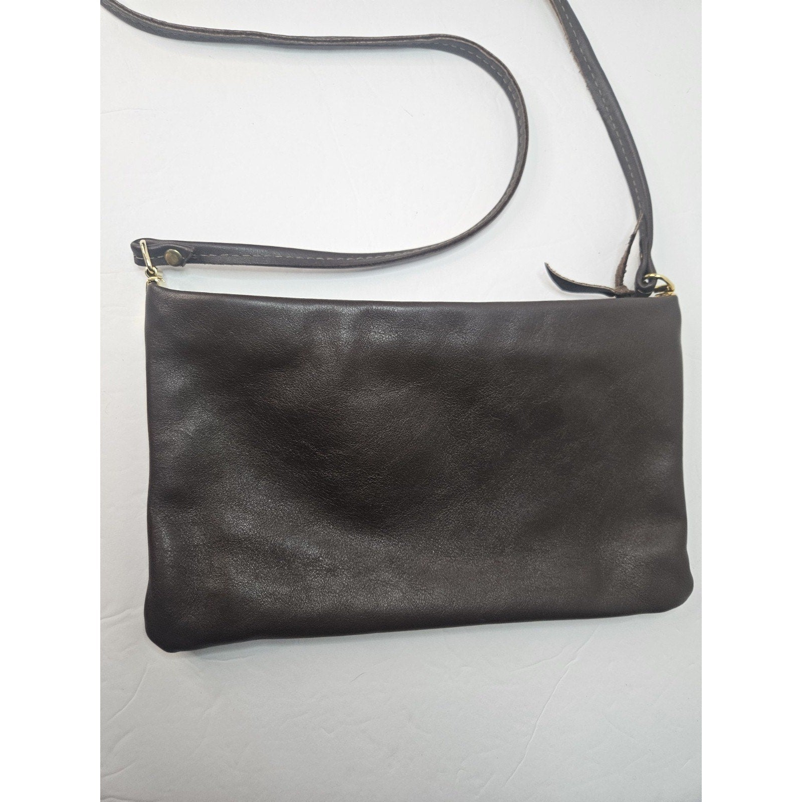 Artisan Brown Genuine Leather Small Purse Shoulder Bag Crossbody