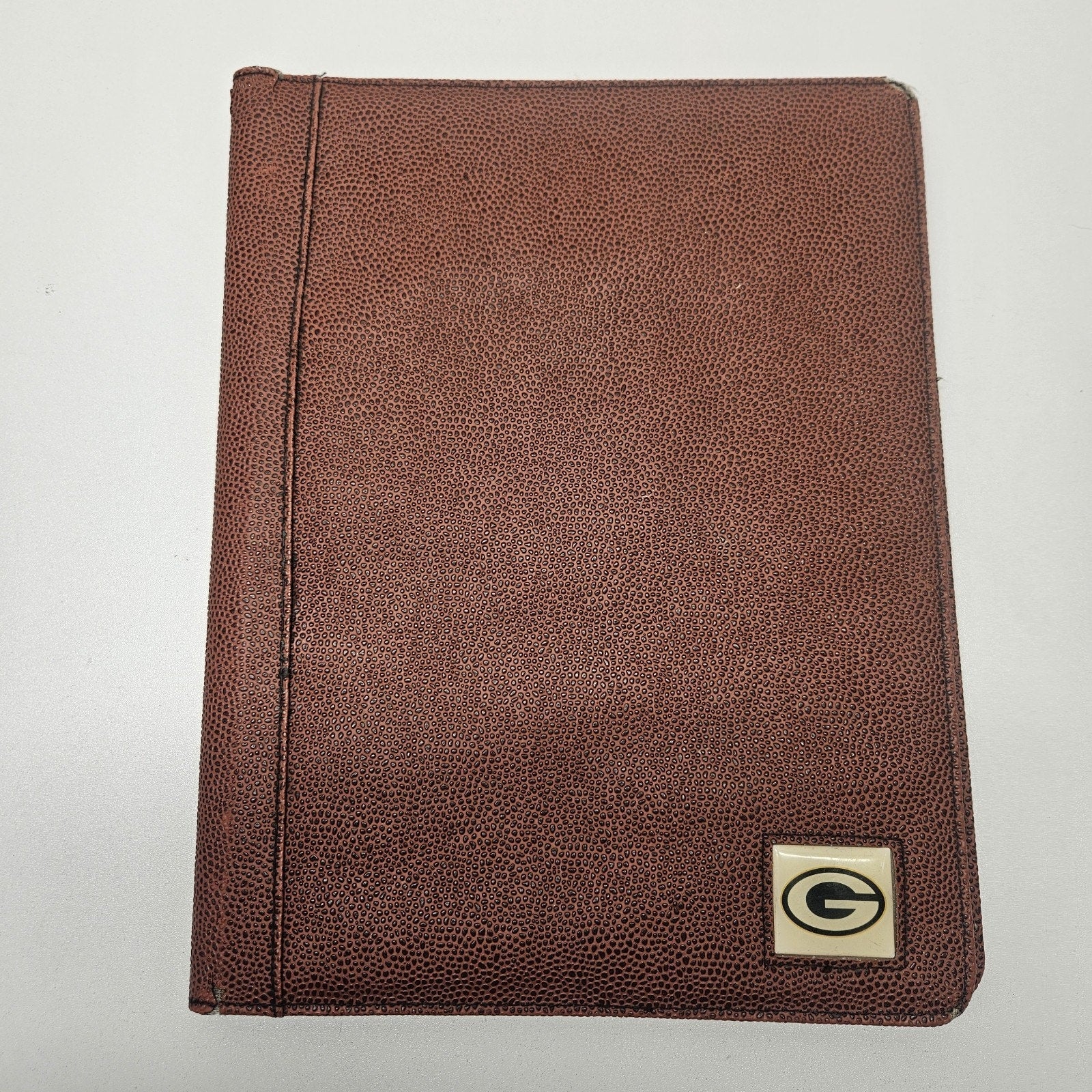Vintage 90s Green Bay Packers Pigskin Portfolio Organizer Notebook Football