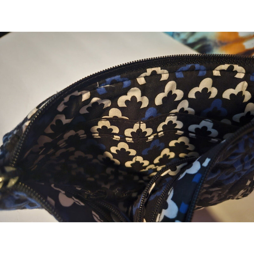 Vera Bradley Quilted Club Blue & Black Paisley 9" x 5-1/4"