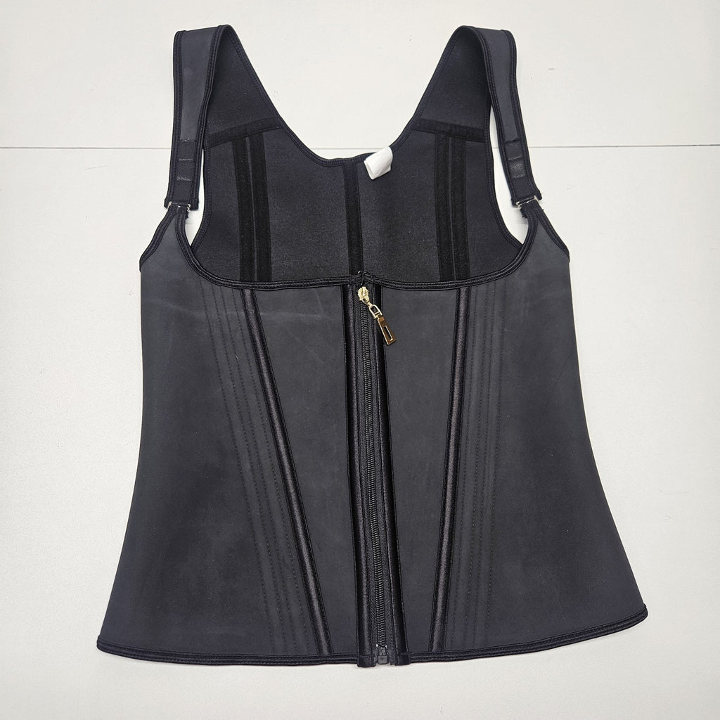 High Elasticity Body Shaping Waist Trainer Corset Zipper Support Design Large