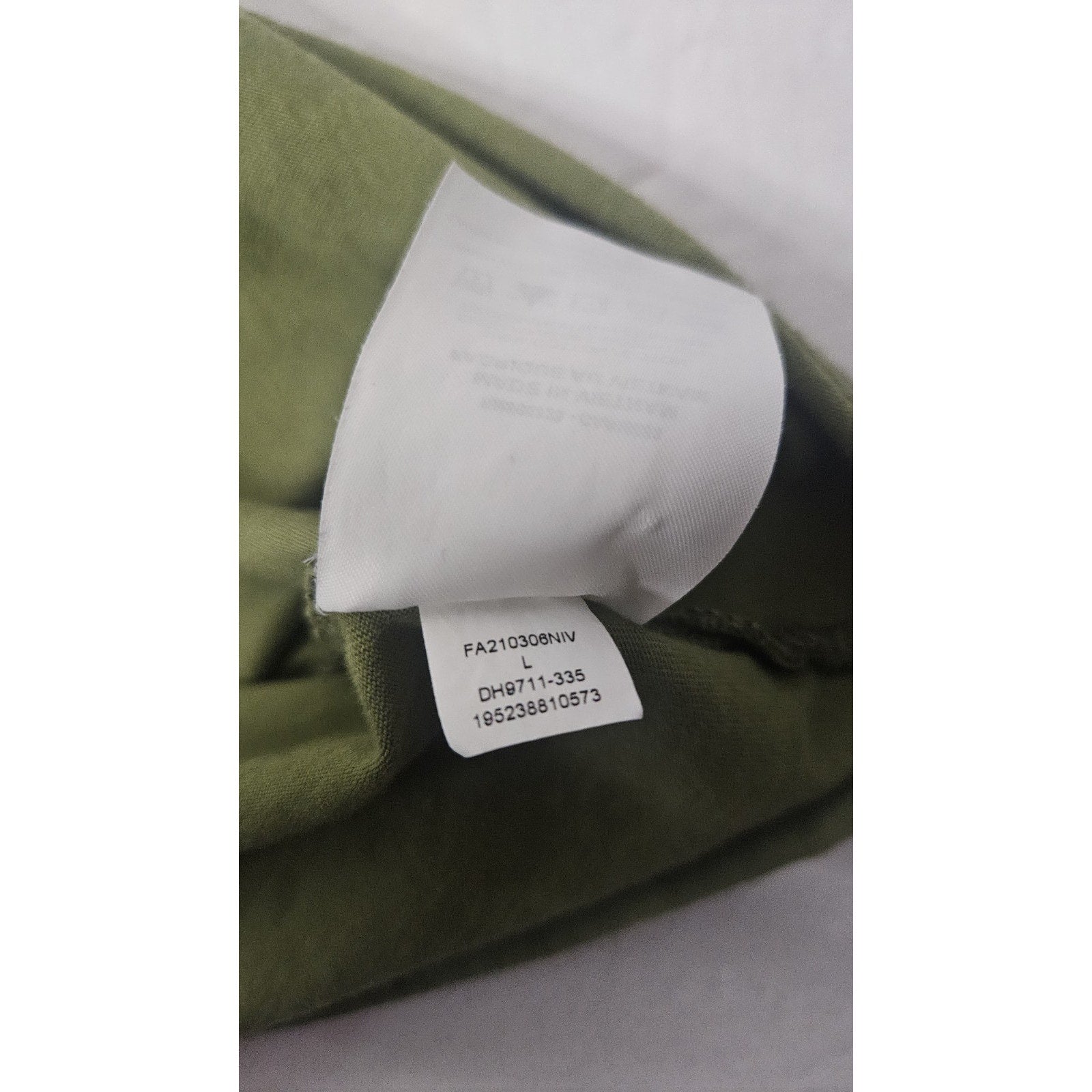 JORDAN ZION CARBON T-SHIRT MEN'S US STYLE # DH9711-335 Size L