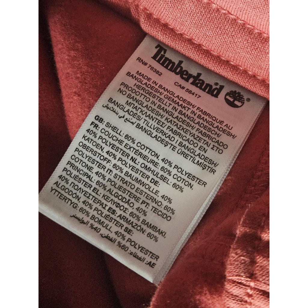 Timberland Sweatpants Unisex Large Fleeced Logo Printed Casual Joggers NWT