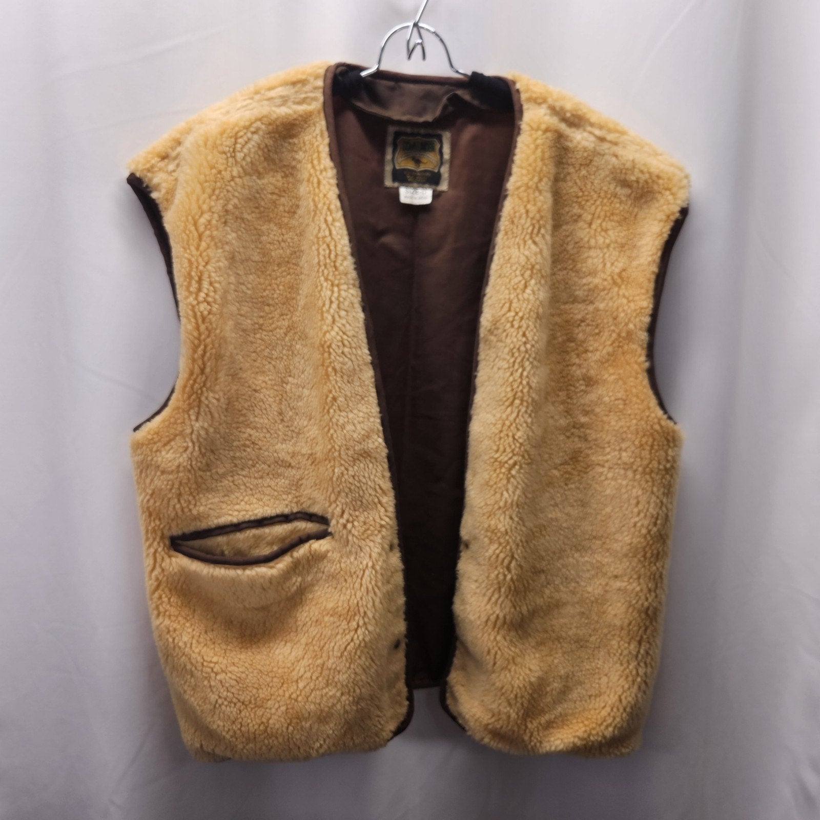 Down Under International Vintage Sherpa Vest Coat Liner Men's 3XL