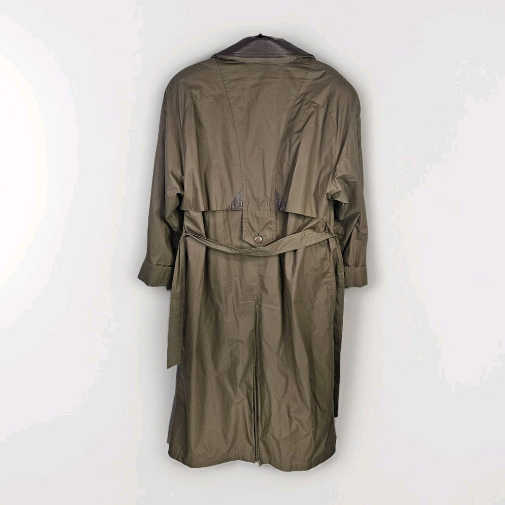 Vtg Coat Collectibles Tan Trench Womans Sz 12 Vintage Professional Preppy Beige