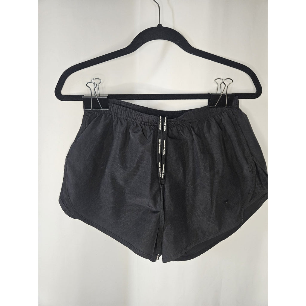 Nike Women' Modern Tempo Embossed Running Short Size S Black Athletic Shorts
