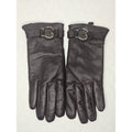 Michael Kors MK Brown Leather Circle Logo Size 7, Pre Owned, Retail Value $98