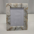 White Quartz Stone Picture Frame Natural Agate Photo Frame 5x7 Photo