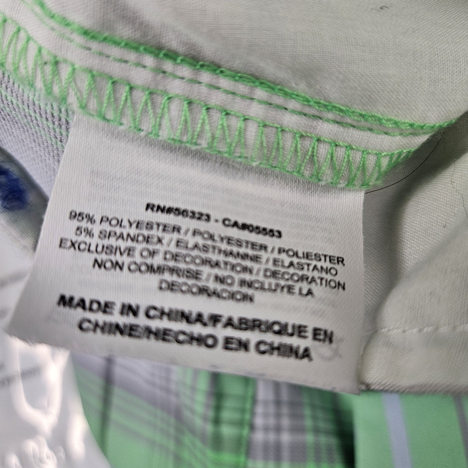 Nike Tour Performance Golf Shorts Lime Green Plaid Men’s Size 32 Nike Dry Fit