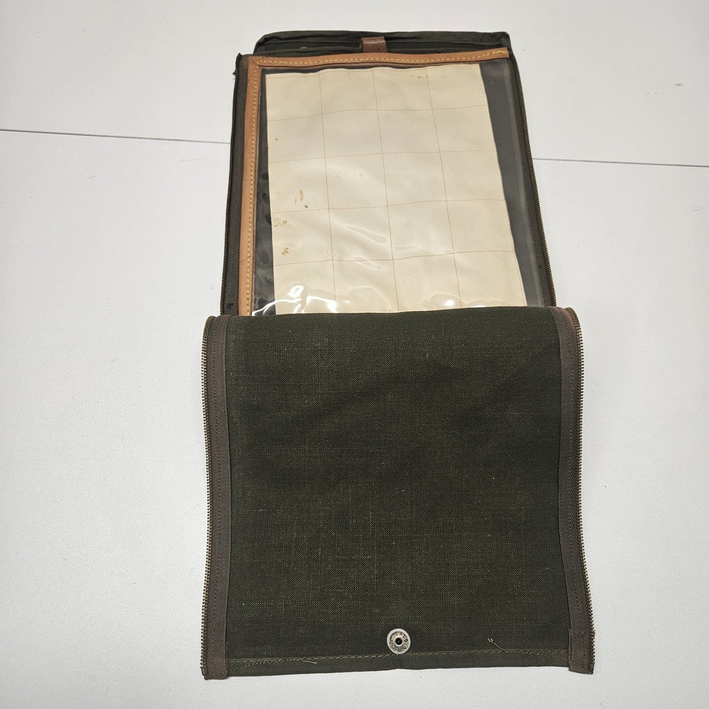 Vtg French Cycling Walking Travelling Map Case Bag Bike Pocket Pouch Messagener