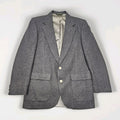 100% Pure Wool Jacket Blazer Coat USA Made VTG By BROOKE & DEANE 40R
