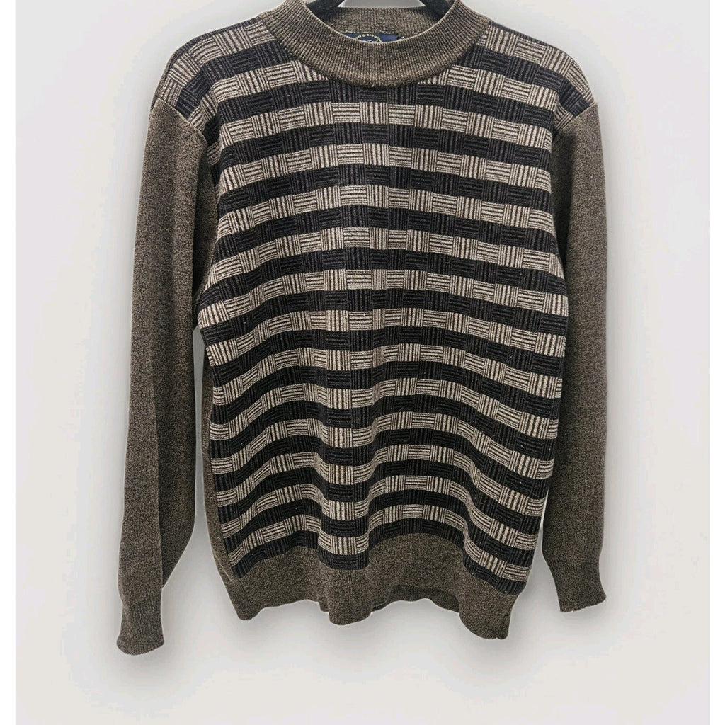 Men’s Paul Shark Wool Sweater Pullover Made in Italy Sz Large Fisherman Classic