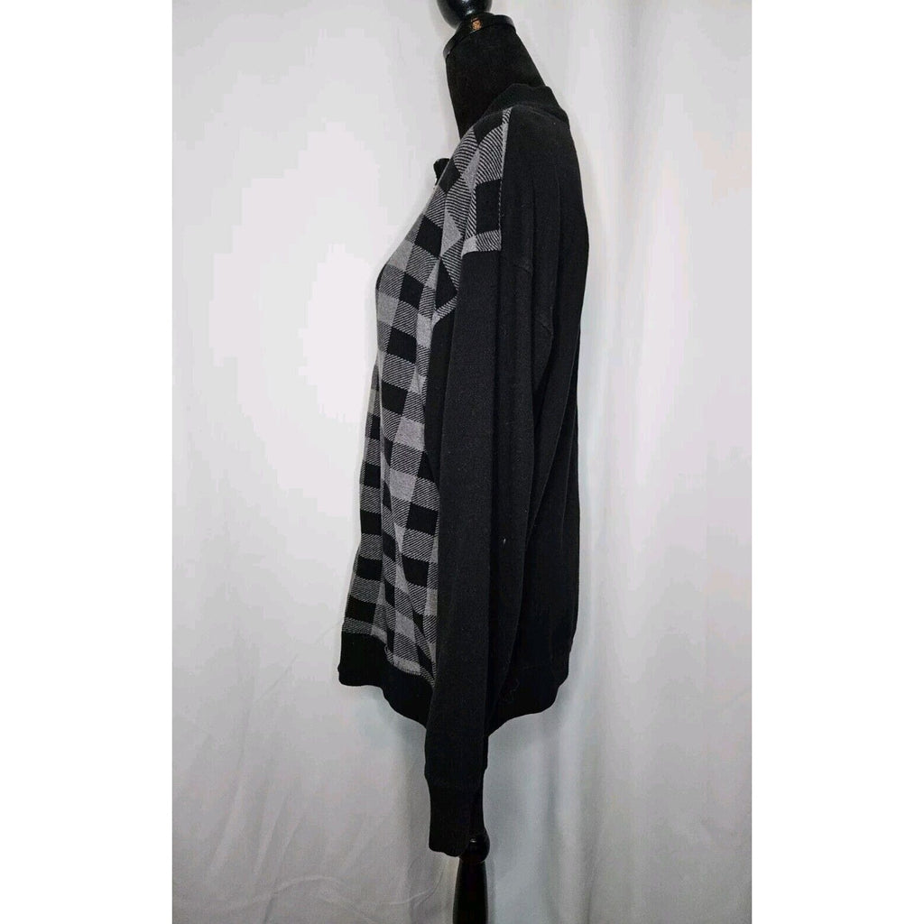 MEN’S CHERESKIN LONG SLEEVE Full ZIP SWEATER SHIRT SIZE XL