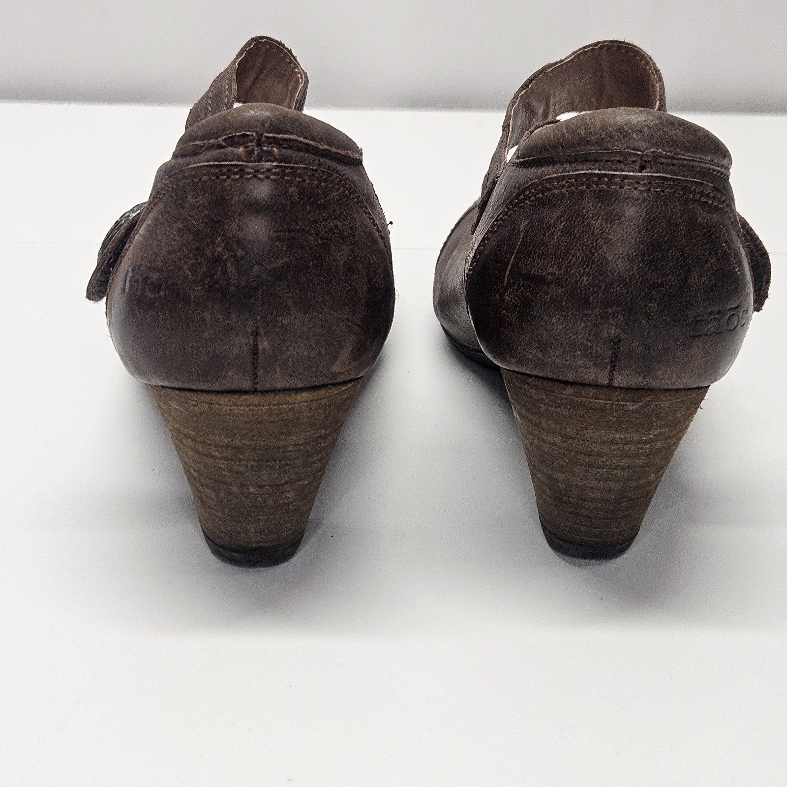 Taos Women Shoe Expression Size 9M Brown Cross Strap Mary Jane Pump Boho