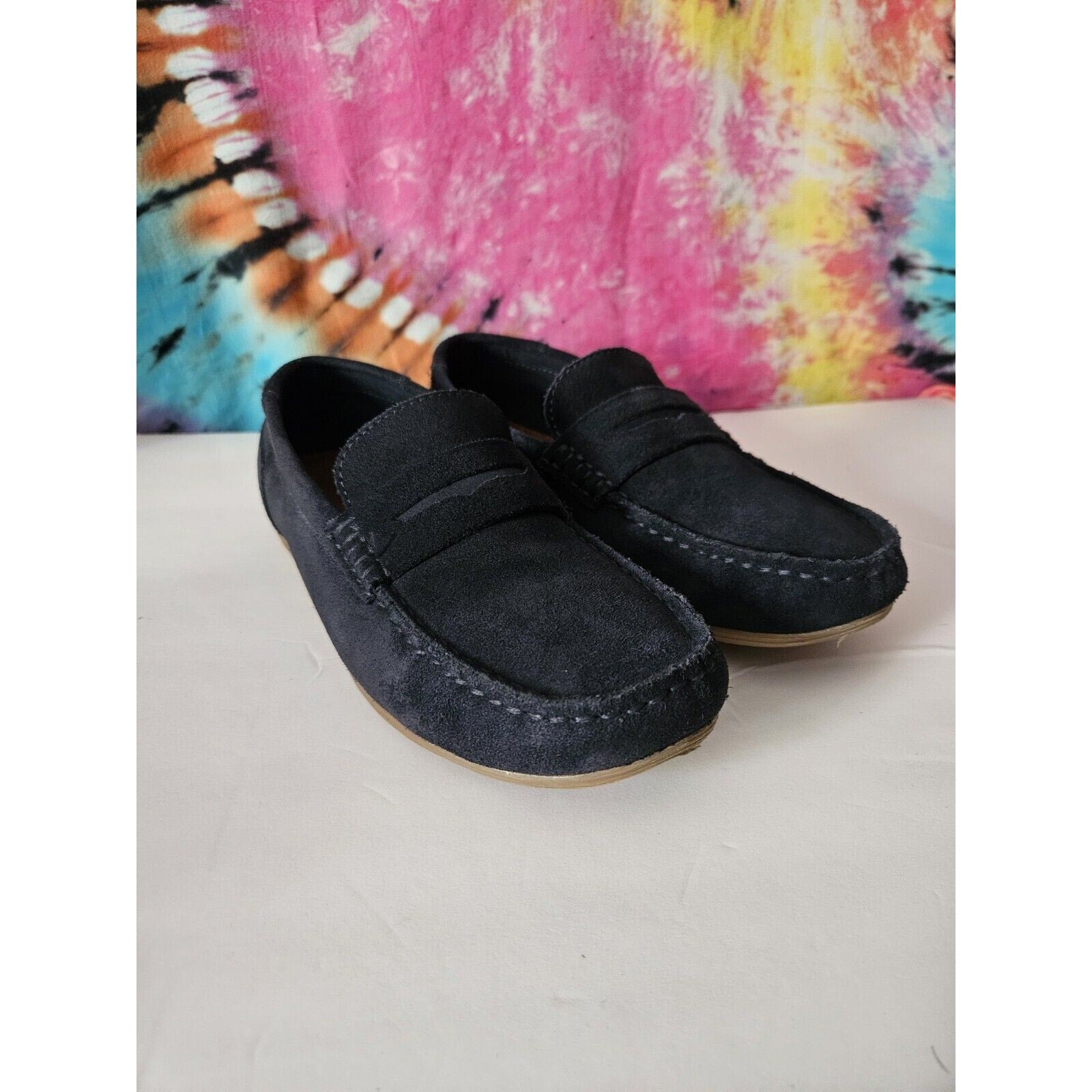 Zara Basic Collection Women's Navy Blue Slip On Loafers Size 7 EU 38