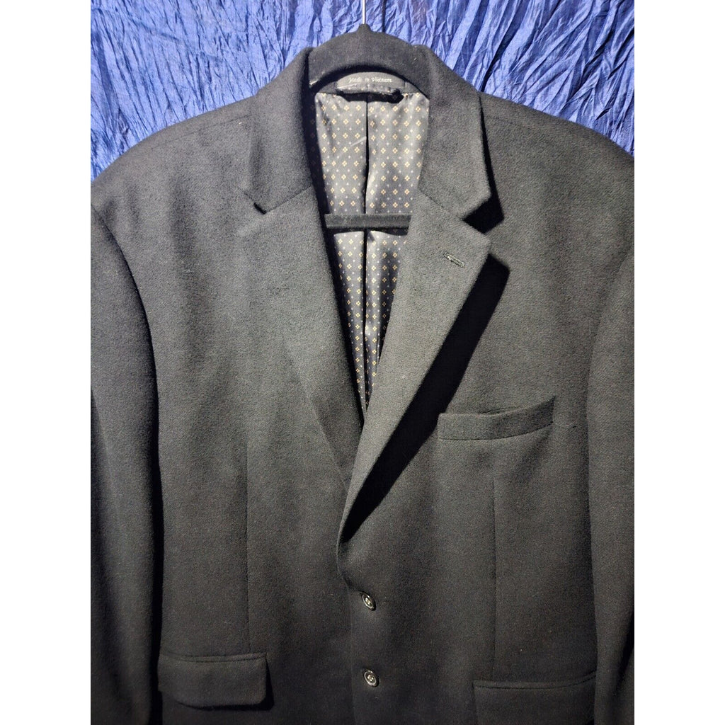 Lauren Ralph Lauren Sport Coat Blazer Men's XL Black 2-Button Jacket