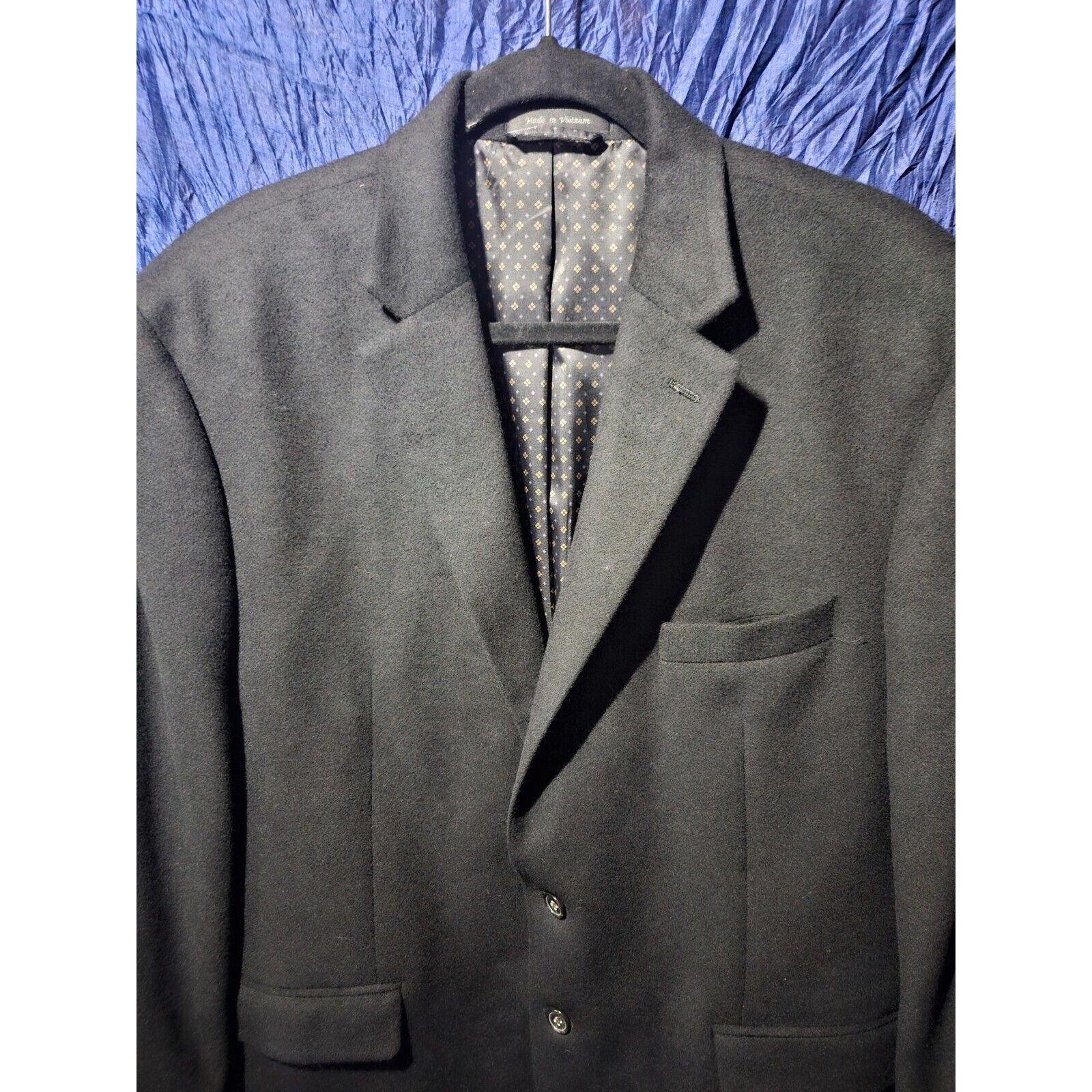 Lauren Ralph Lauren Sport Coat Blazer Men's XL Black 2-Button Jacket