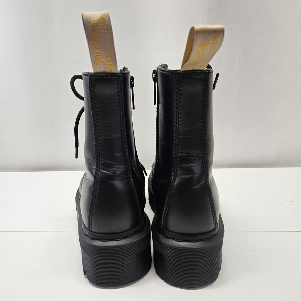 Dr. Martens V Jadon II Mono Platform Black Vegan Unisex Boot Mns 7 Womns 8