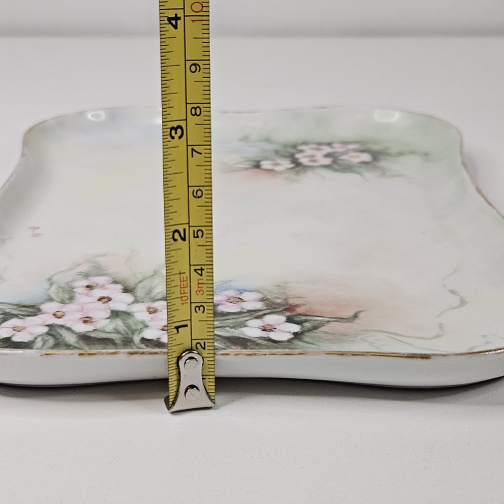 Antique Porcelain Vanity Set Dresser Tray Hand Painted MZ Austria & Bavaria