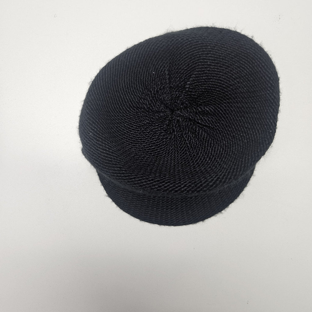 Vtg 80's Knit Knit Cap Wool Blend Cabbie Paddy Newsboy Hat Gatsby Hat