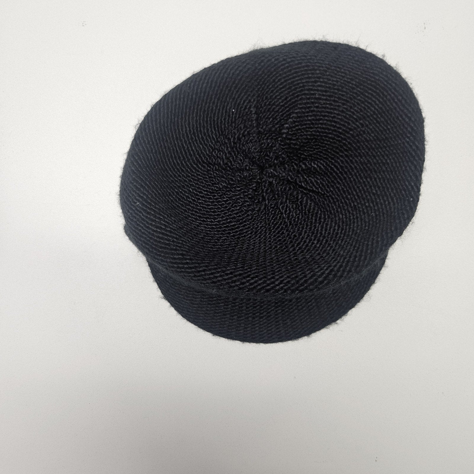 Vtg 80's Knit Knit Cap Wool Blend Cabbie Paddy Newsboy Hat Gatsby Hat