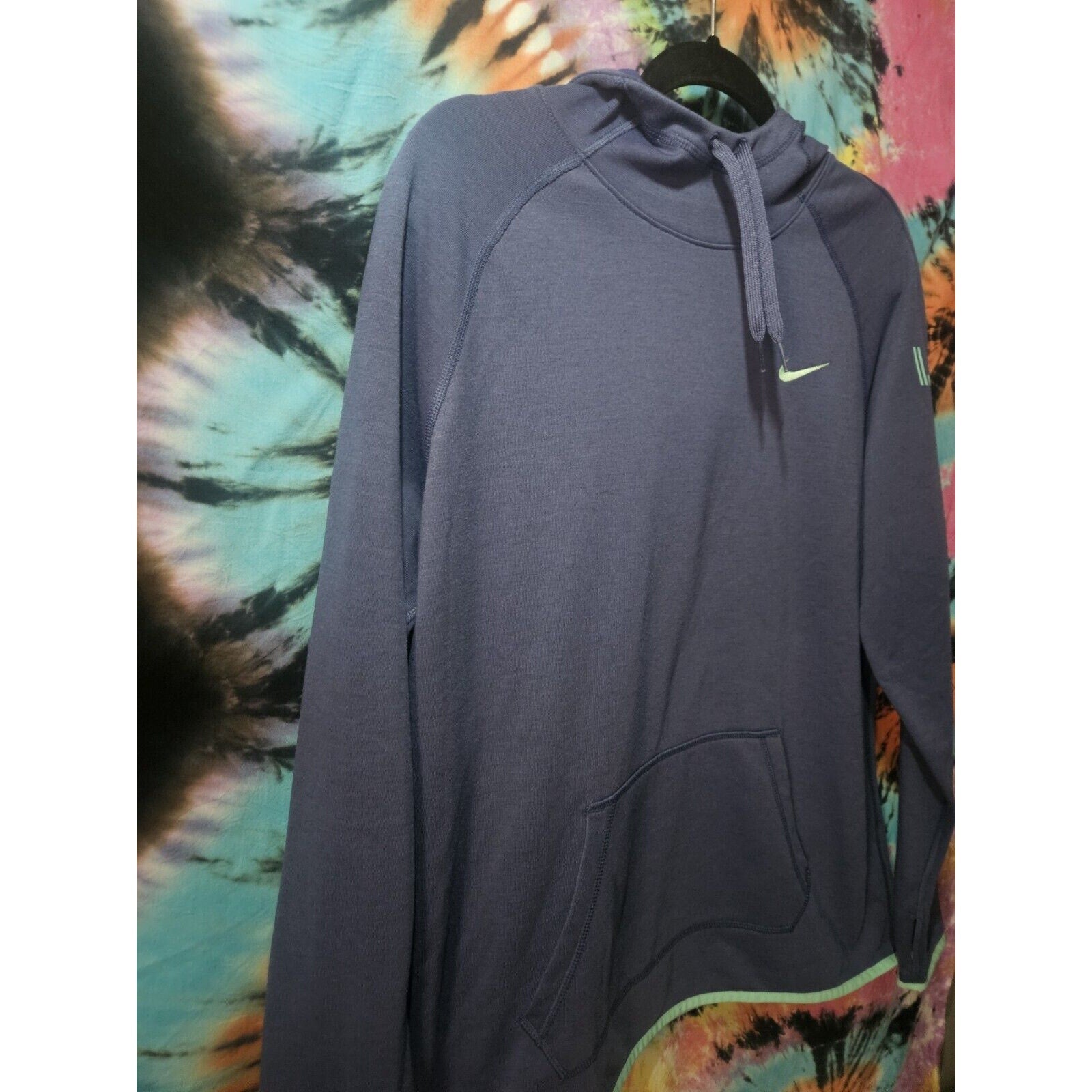 Nike Dri-Fit Hooded Pullover Long Sleeve Runner Hoodie Shirt Athletic Size XL