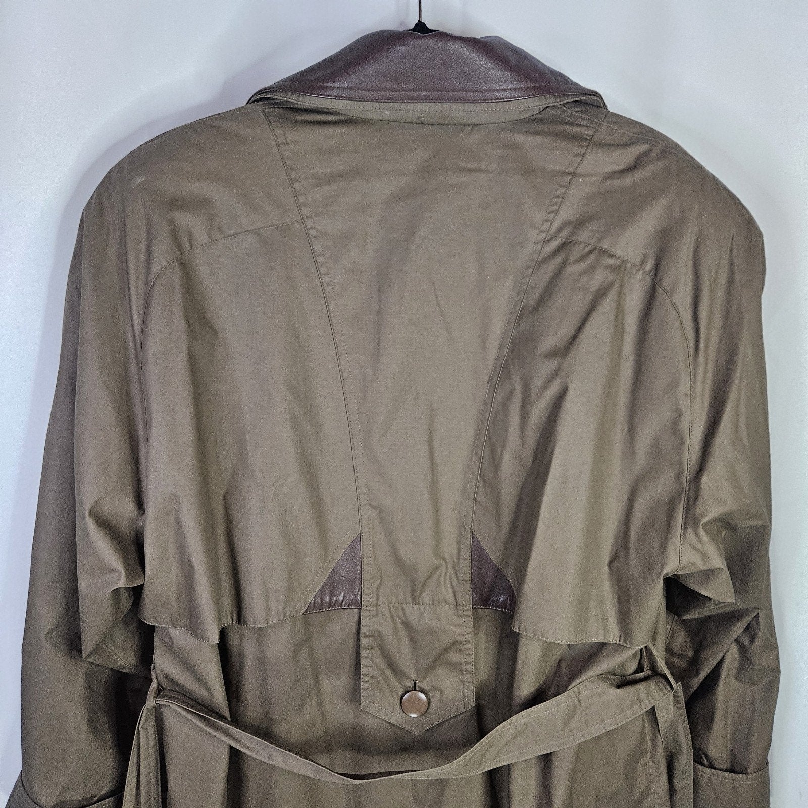 Vtg Coat Collectibles Tan Trench Womans Sz 12 Vintage Professional Preppy Beige