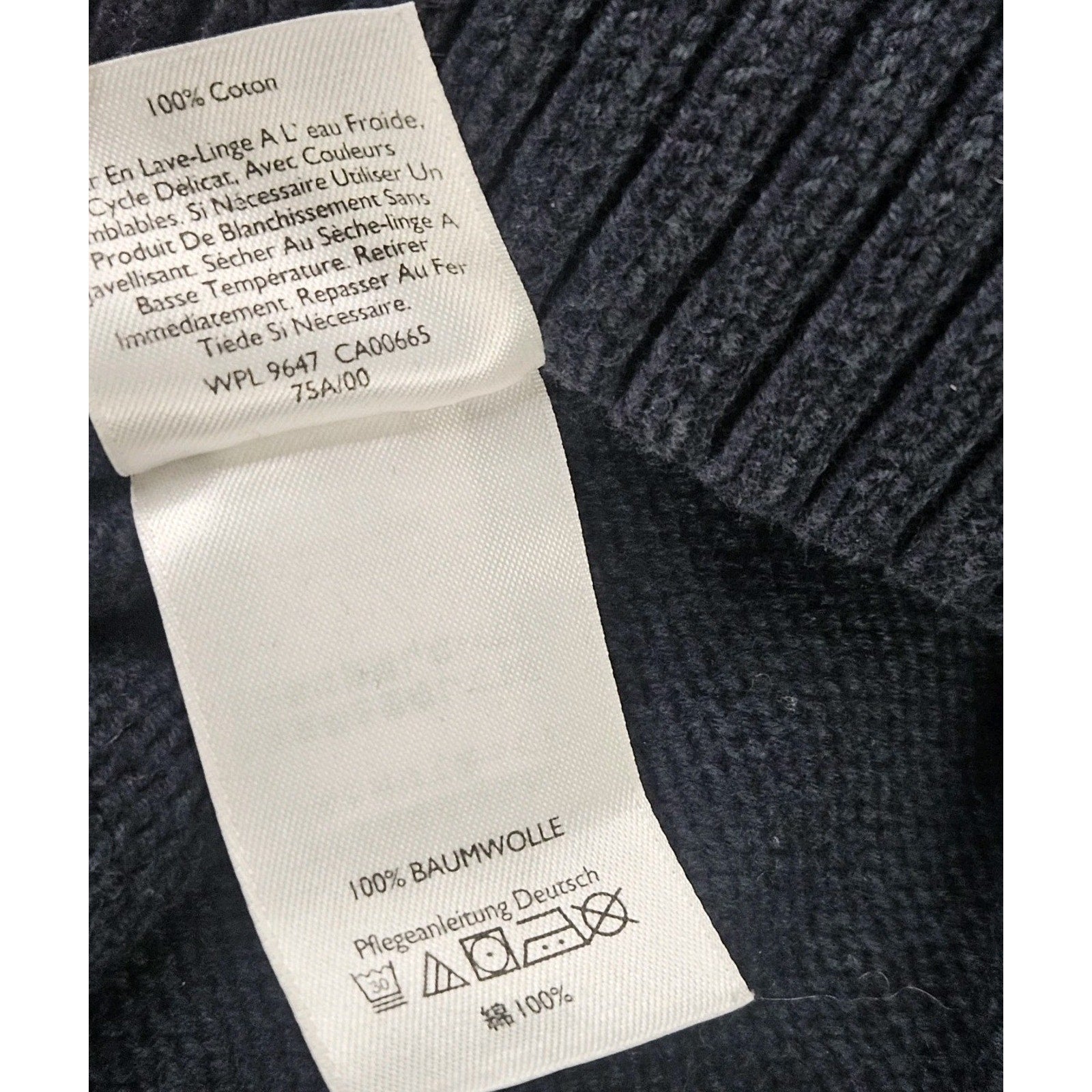Eddie Bauer Cotton Pullover Long Sleeve Knit Sweater size LT Blue Fisherman