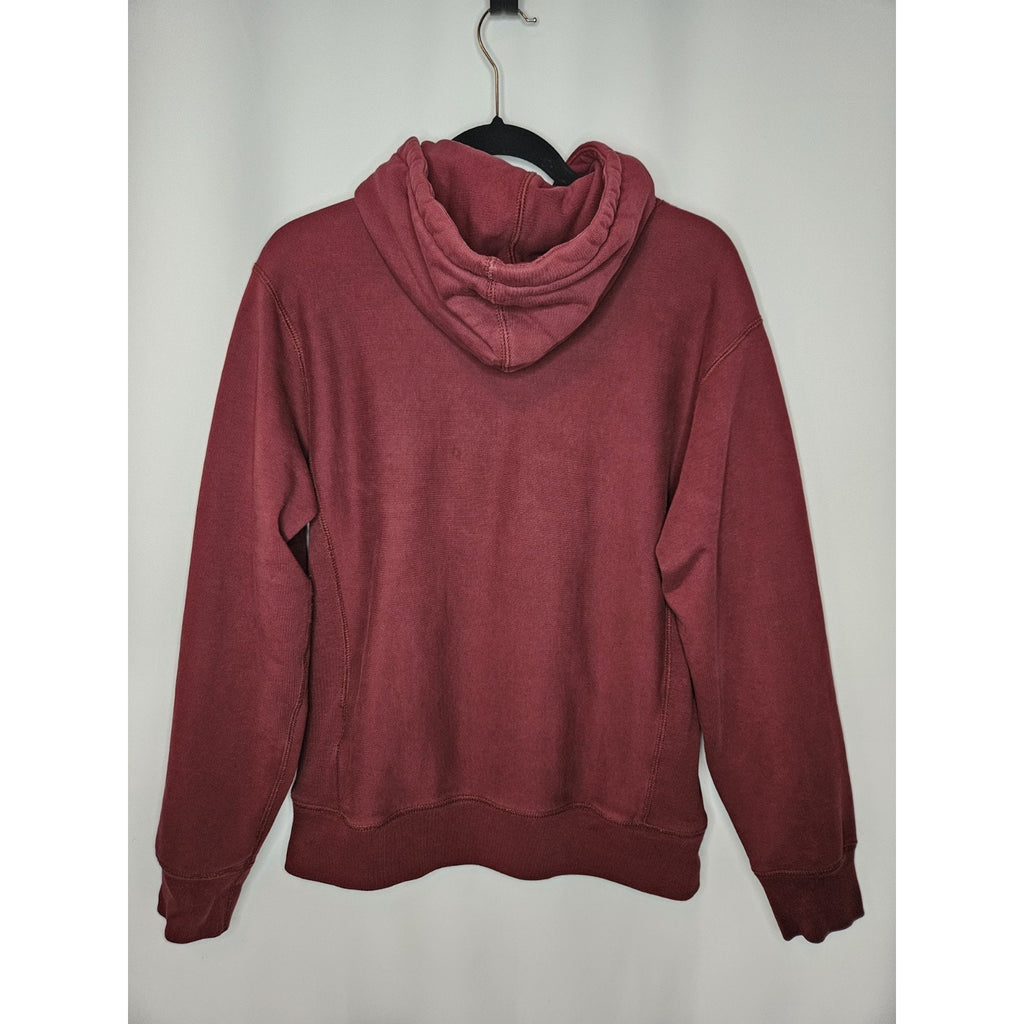 Derschutze Utopia Hoodie Burgundy Mens Medium German Streetwear Hipster