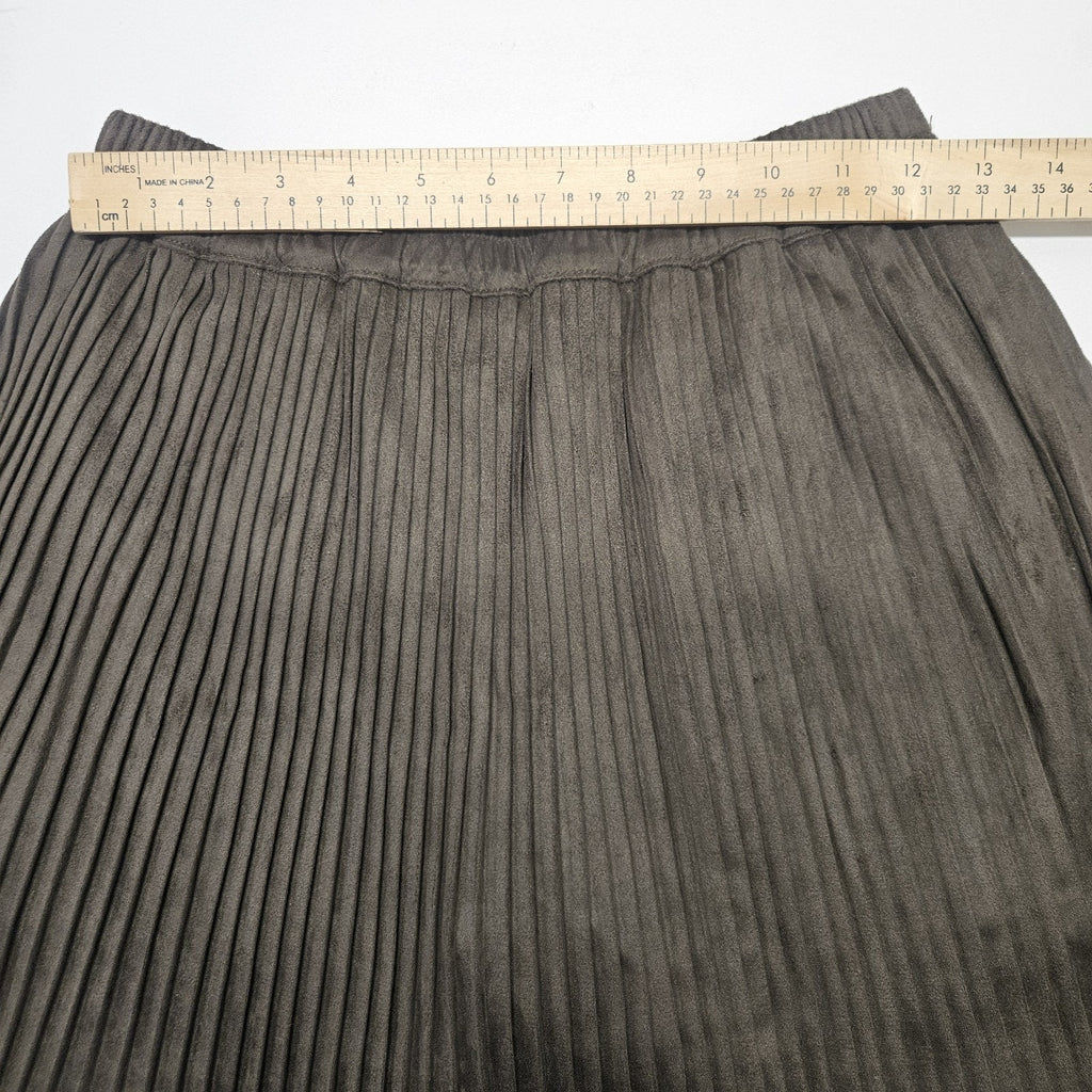Romeo & Juliet Couture Skirt Small Olive Green Pleated Mini Skort Grunge Y2K