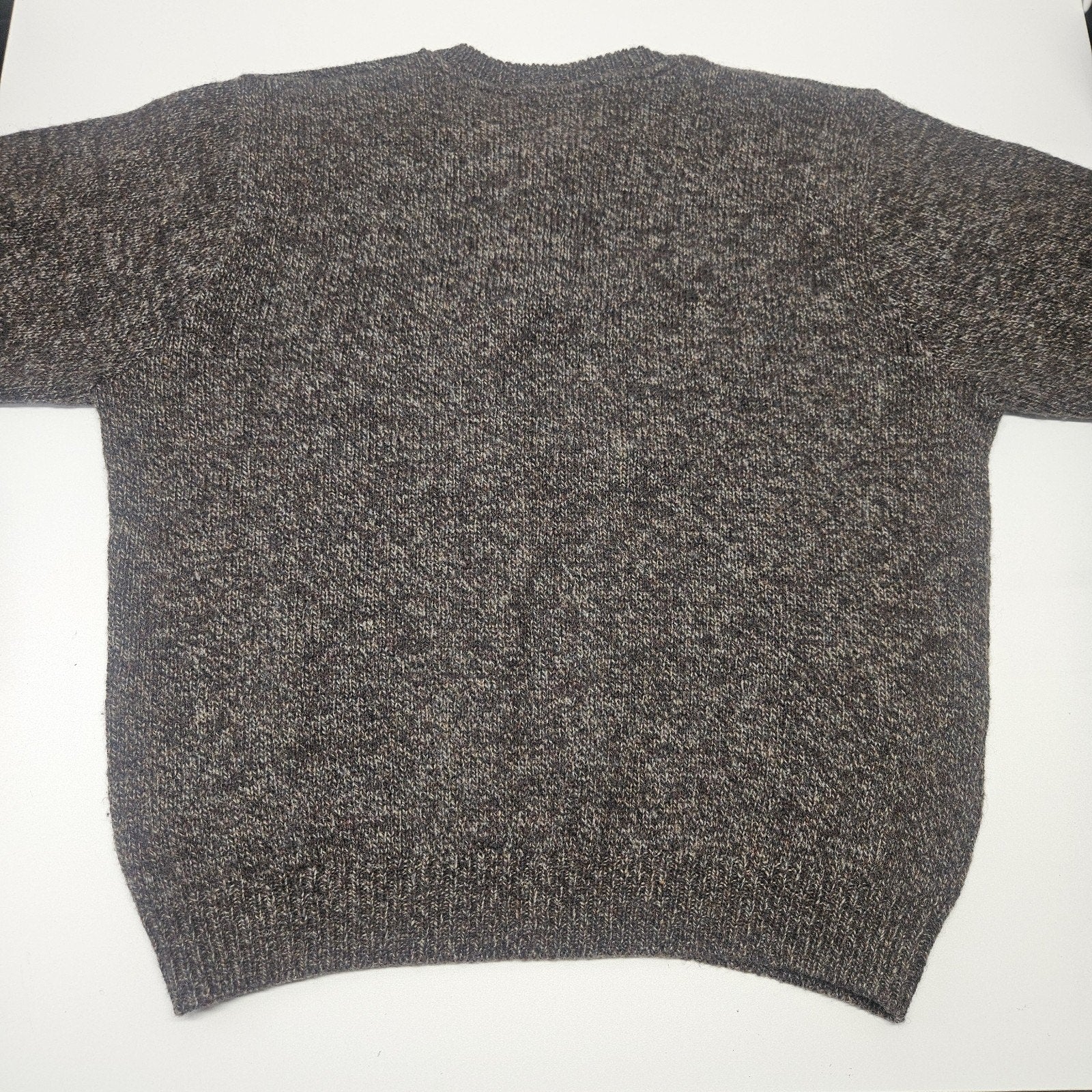 Sweater Knitted Woolrich Men's L Wool Henley Long Sleeve Pullover 3 Button USA