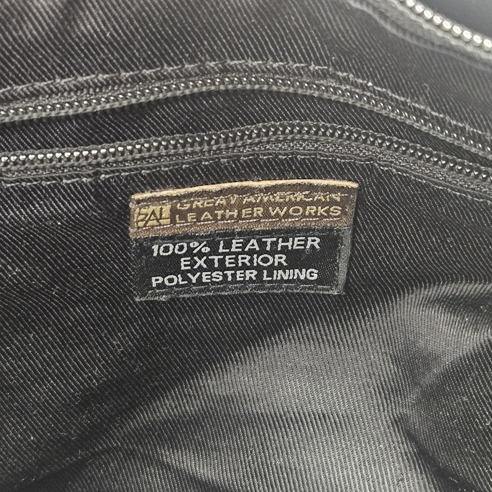 Vtg Y2K Black Soft Leather Crossbody Shoulder Bag Zipper Compartments Top Handle