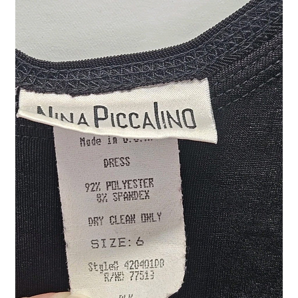 Nina Piccolino Vtg 90s Semi Sheer Midi Tank Dress Whimsigoth Boho Grunge Sz 6