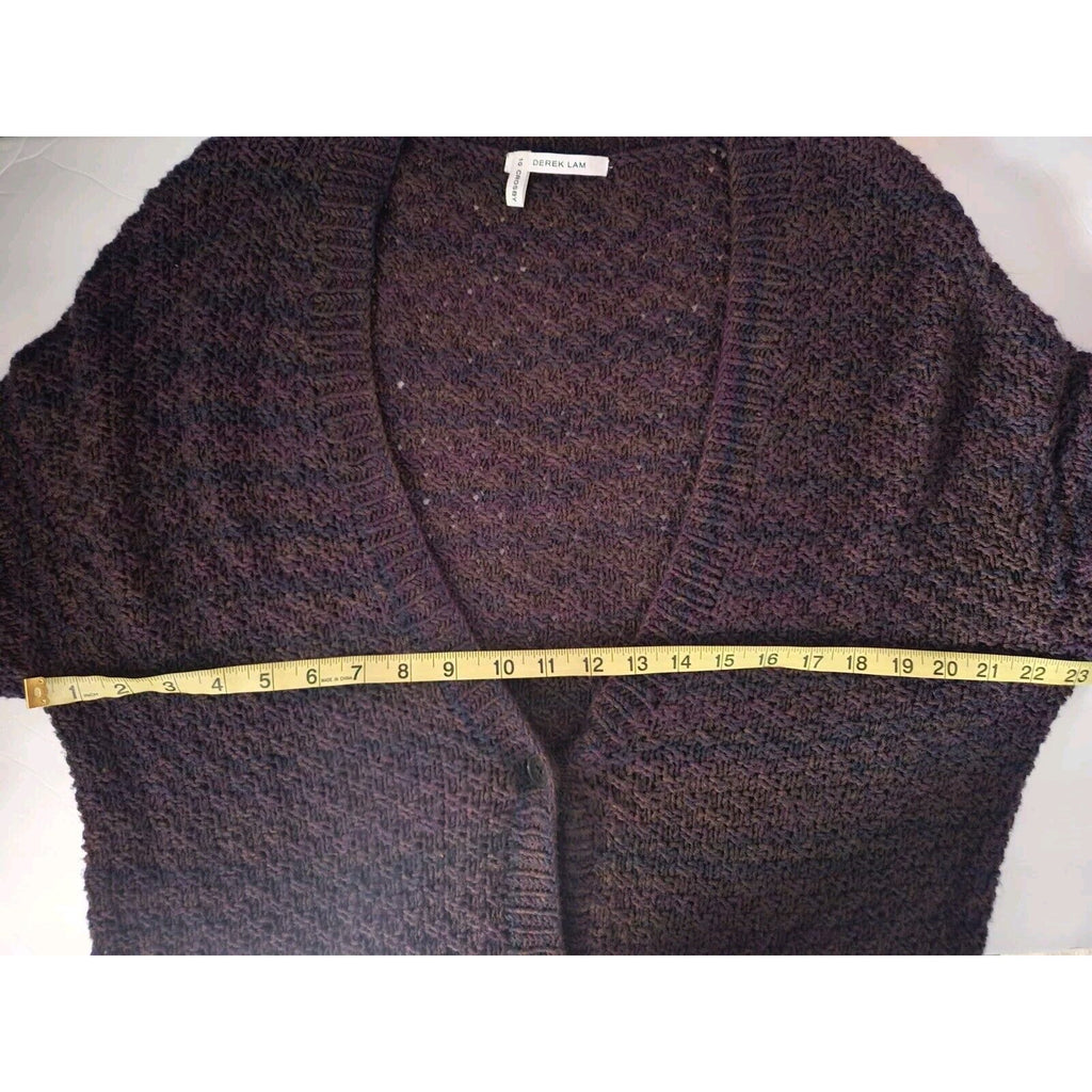 Derek Lam 10 Crosby Sweater Womens Sz Small Deep V Neck Wool Blend Cardigan