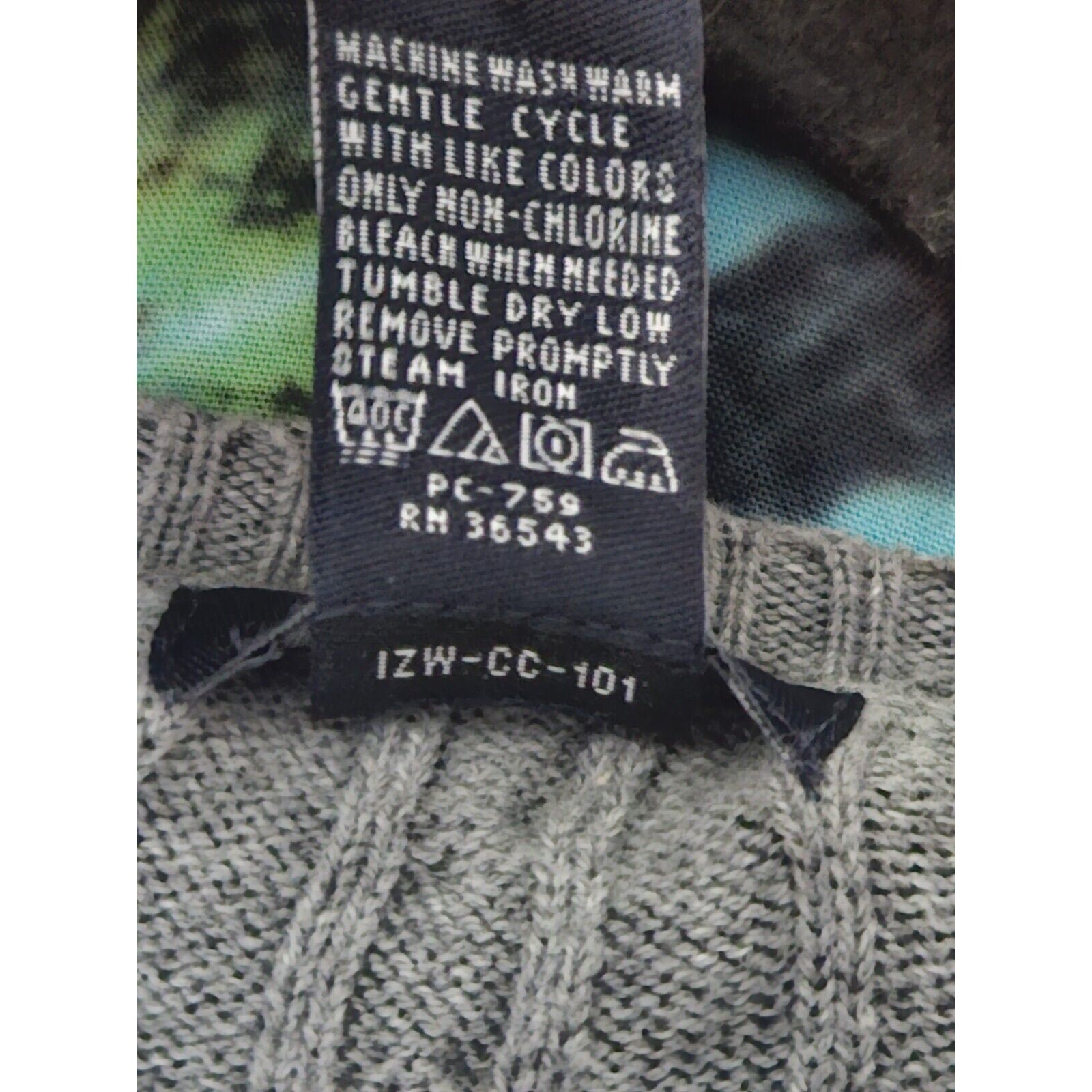 Vintage Izod Gray Knit Lightweight Sweater Women's Large Pullover Classic Preppy